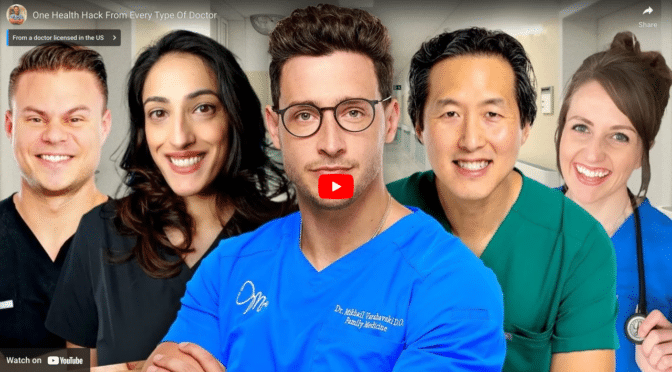 One health hack from every type of doctor