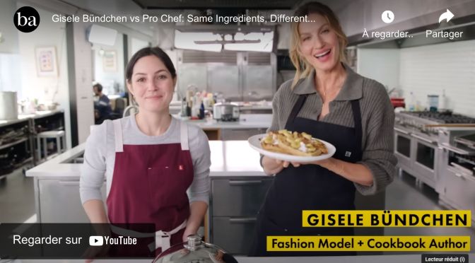 Gisele Bündchen vs pro chef: same ingredients, different recipe