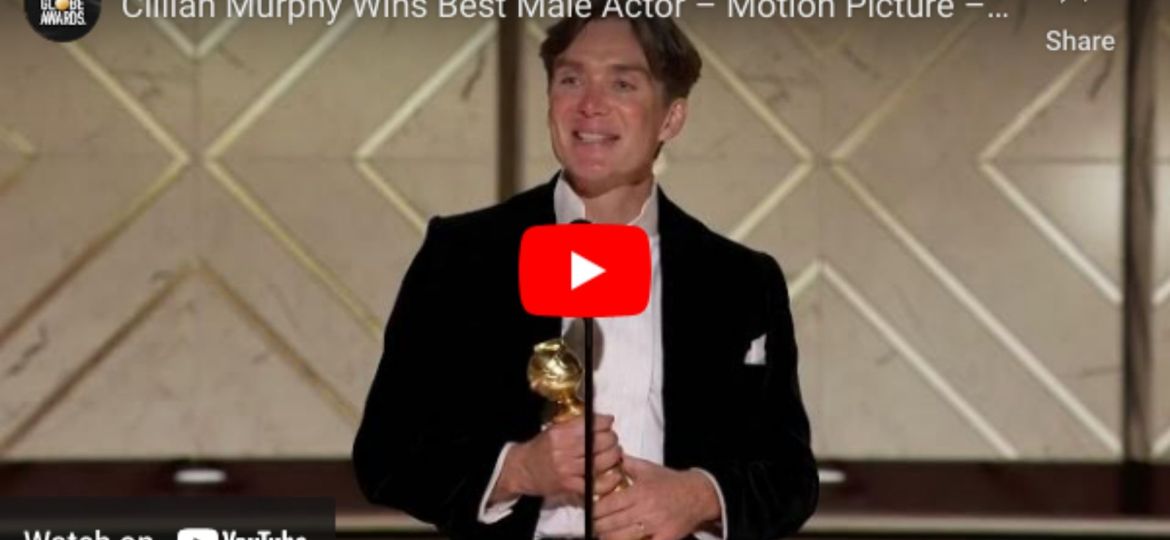 Cilian Murphy golden globes speech