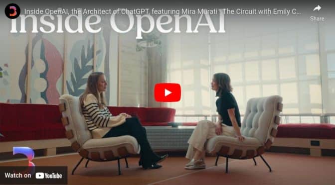 Inside OpenAI featuring Mira Murati