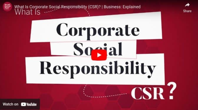 What Is corporate Social Responsibility ?