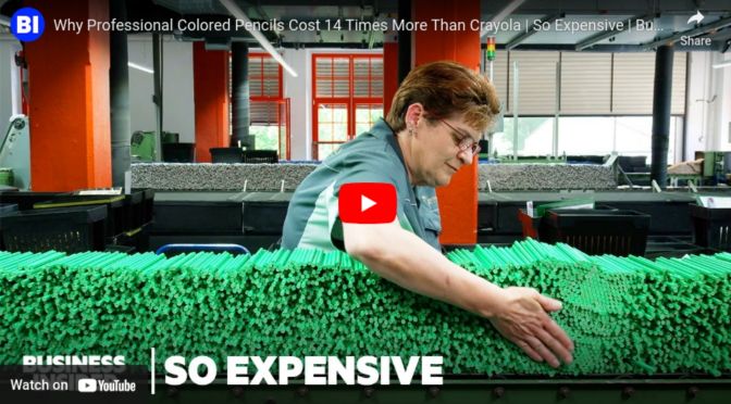 Why professional colored pencils cost 14 times more than crayola
