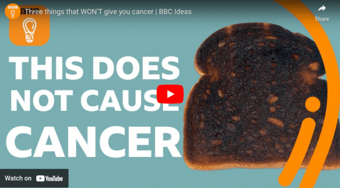 Three things that won&rsquo;t give you cancer