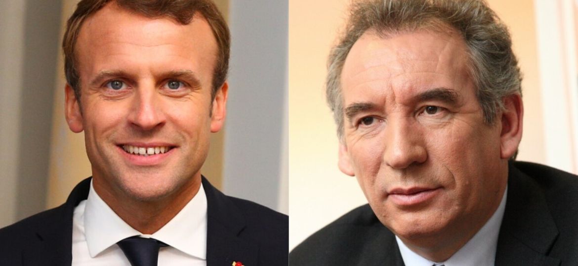 Emmanuel Macron and FRançois Bayrou
