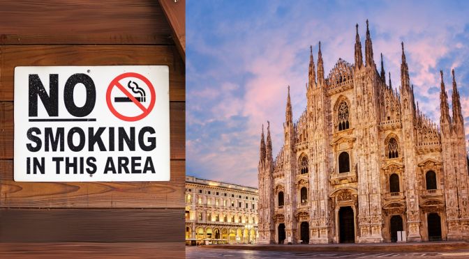 Milan bans outdoor smoking