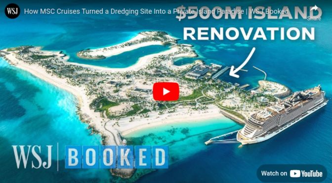 How MSC cruises turned a dredging site into a private island paradise