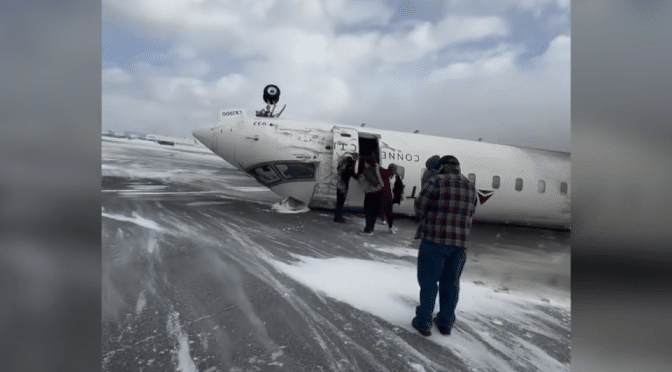 How everyone survived a plane rollover crash