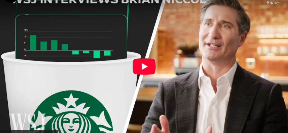 Starbucks's New CEO’s Plan to Save America’s Largest Coffee Company | WSJ