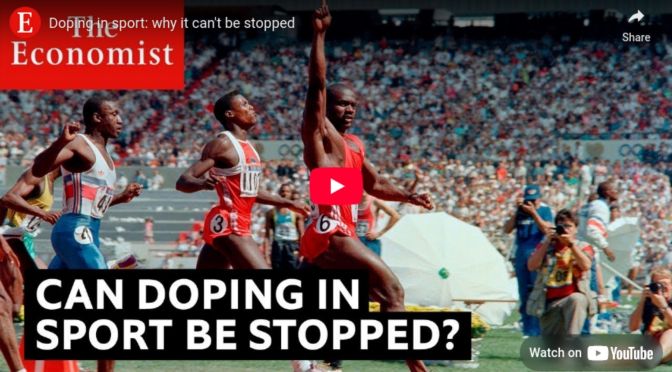 Doping in sport: why it can’t be stopped