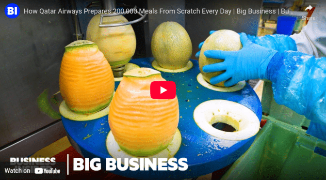 How Qatar Airways prepares 200,000 meals from scratch every day