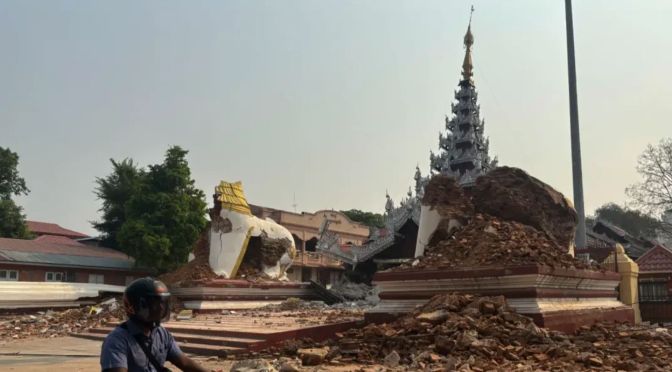 Myanmar holds minute’s silence for more than 2,700 dead in devastating earthquake