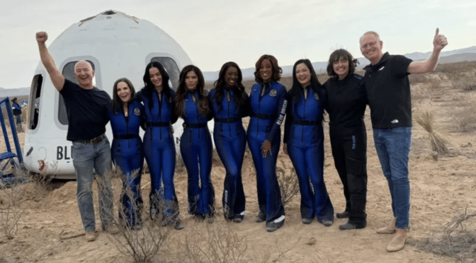 Katy Perry joins historic all-female Blue Origin spaceflight