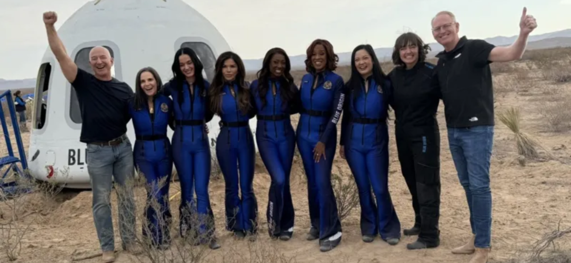 Katy Perry joins historic all-female Blue Origin spaceflight