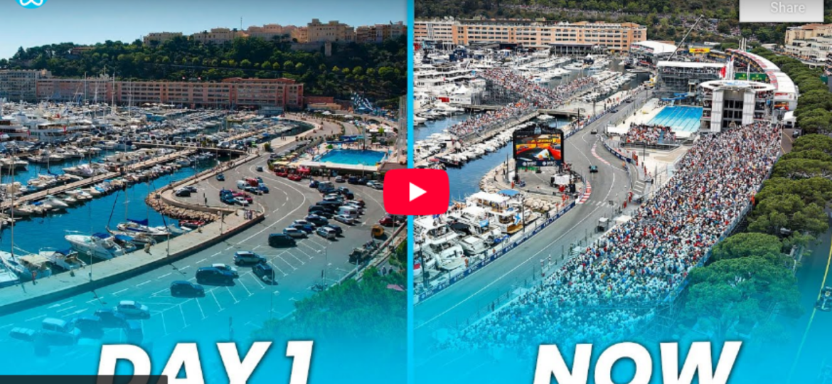 How the Monaco F1 Track is Built