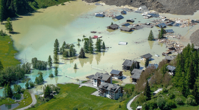 A Swiss village erased by a glacier
