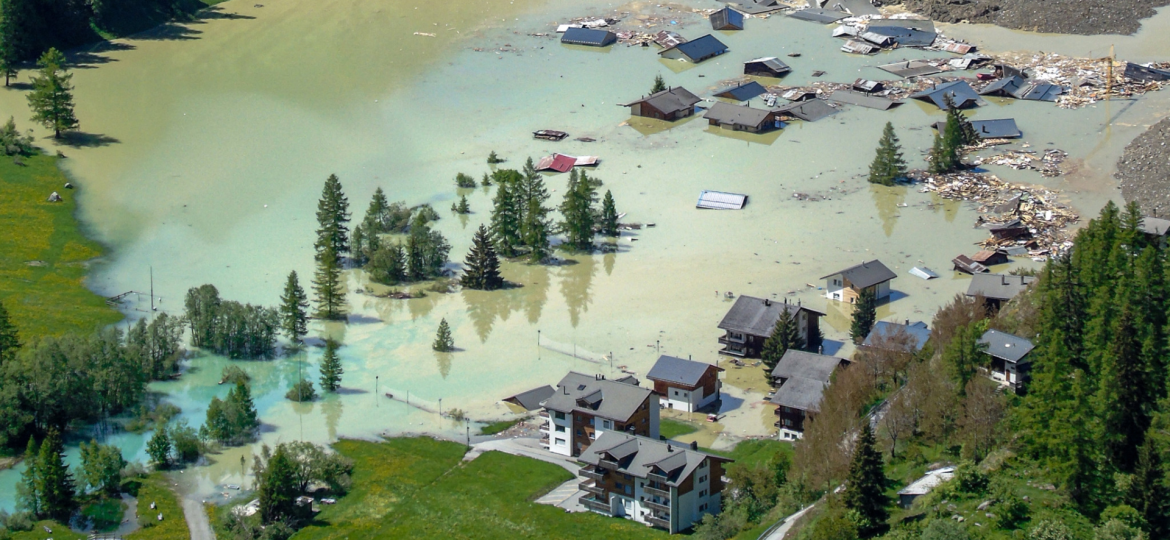 A Swiss village erased by a glacier