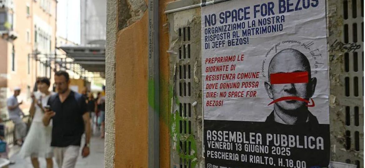 Jeff Bezos’ Wedding Sparks Protests in Venice