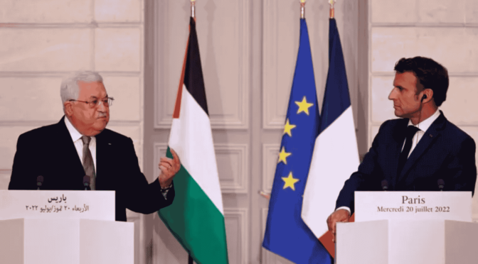 France will recognise Palestinian state, Macron says