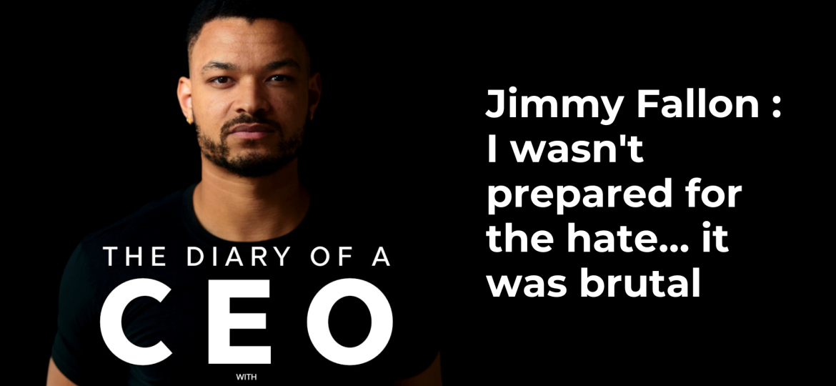 Jimmy Fallon I wasn't prepared for the hate… it was brutal