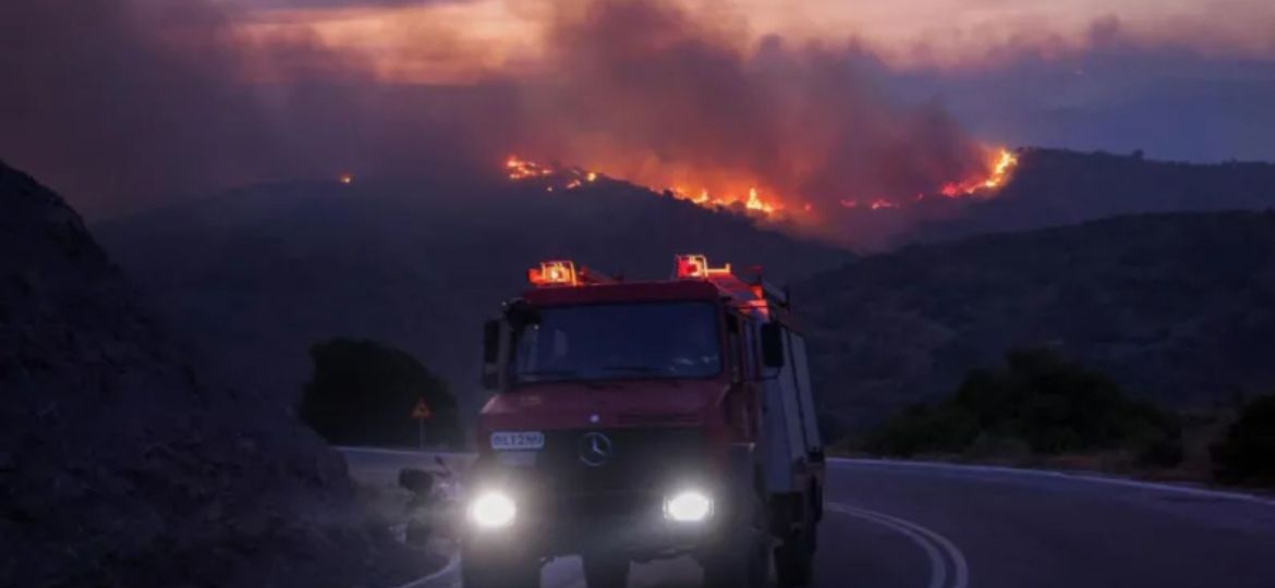 Fires rage across europe as heatwave fuels destruction