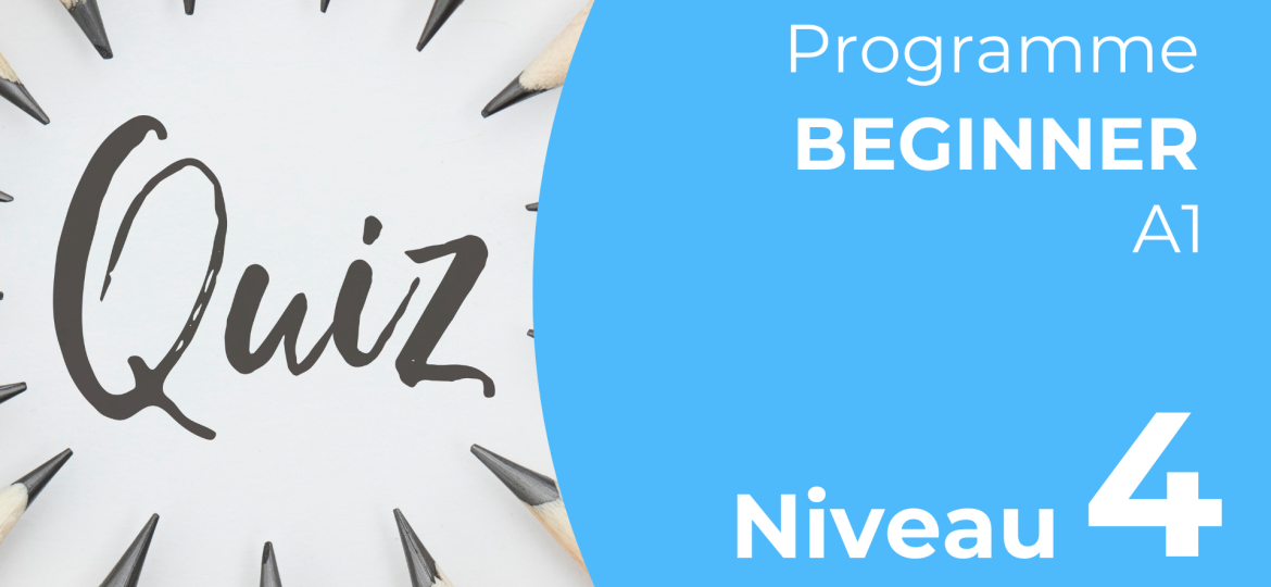 Level Quiz - Beginner - 4