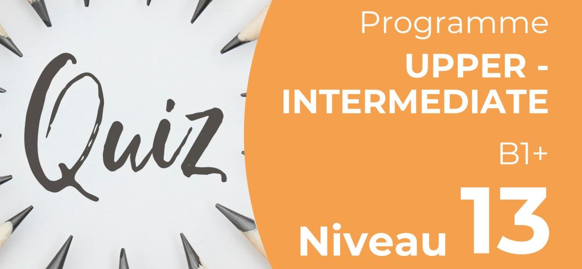 Level Quiz - Upper-Intermediate 13