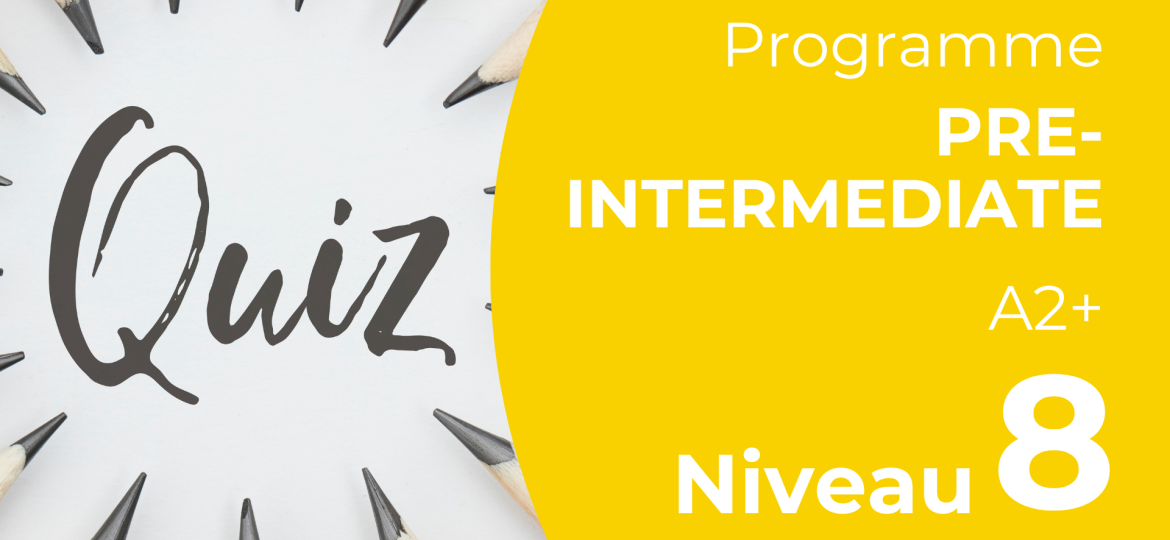 Level Quiz - pre-intermediate - 8