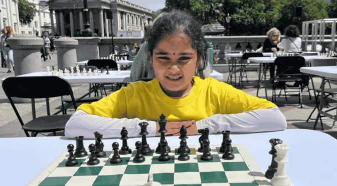 London chess prodigy, becomes master player