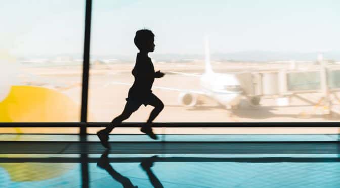 Parents accused of leaving child at airport to catch flight