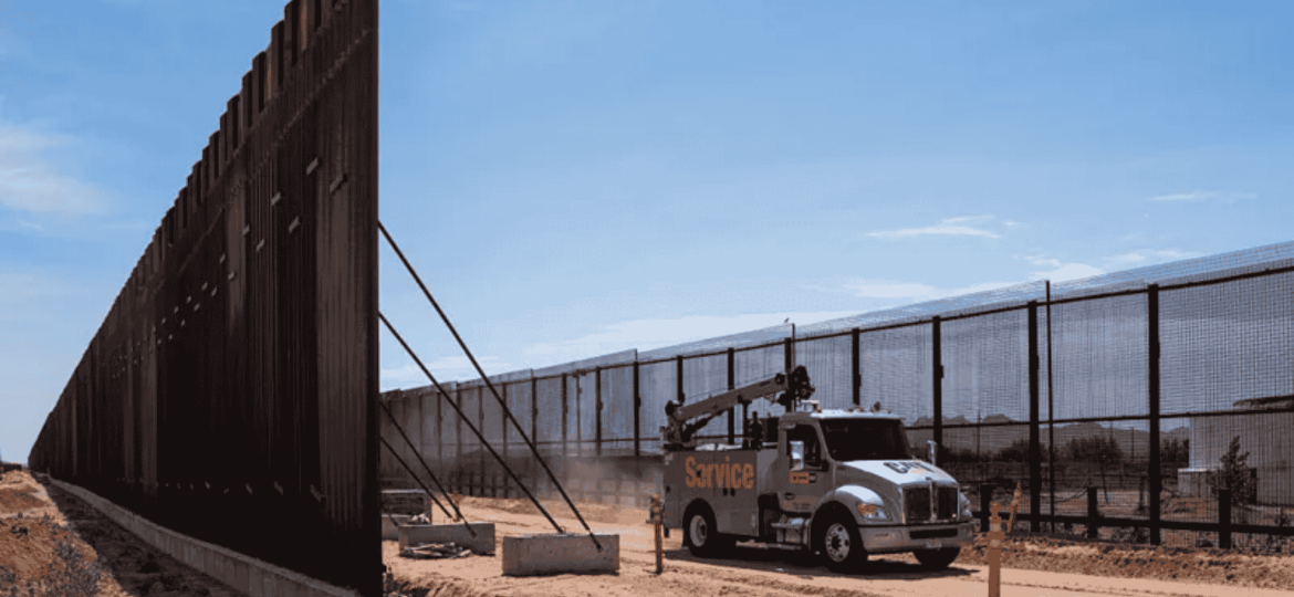 US border wall to be painted black