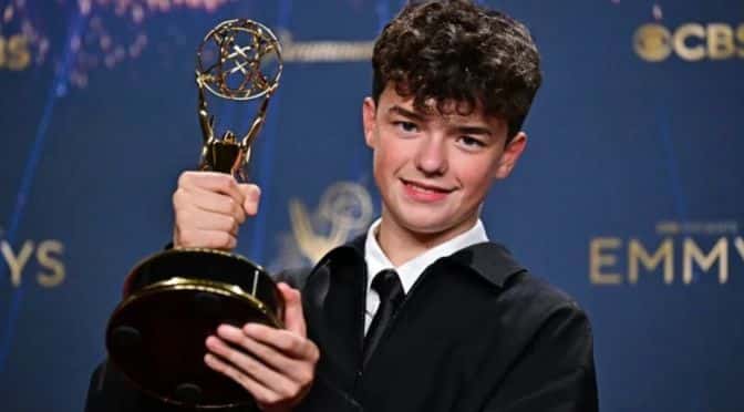 Adolescence star Owen Cooper makes Emmys history