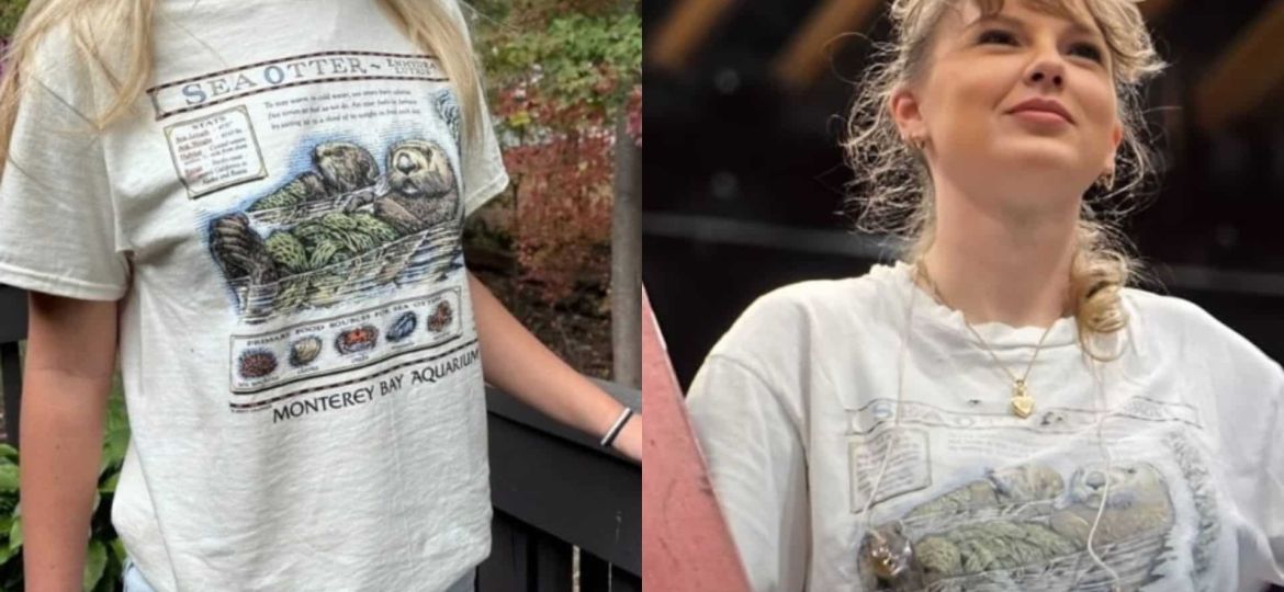 Taylor Swift’s vintage t-shirt sparks $2 million for otter conservation