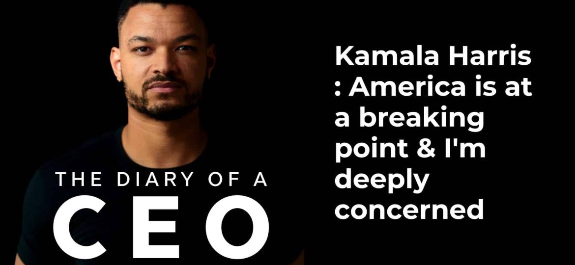 Kamala Harris America is at a breaking point & I'm deeply concerned