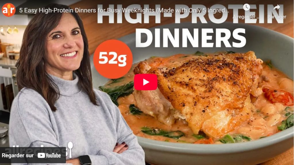 5 easy high-protein dinners for busy weeknights