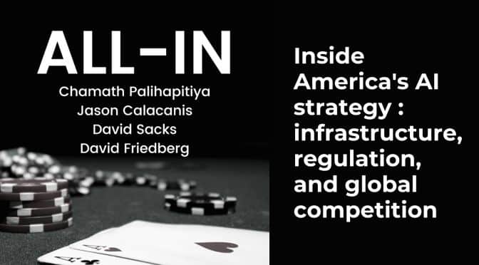 Inside America&rsquo;s AI strategy : infrastructure, regulation, and global competition