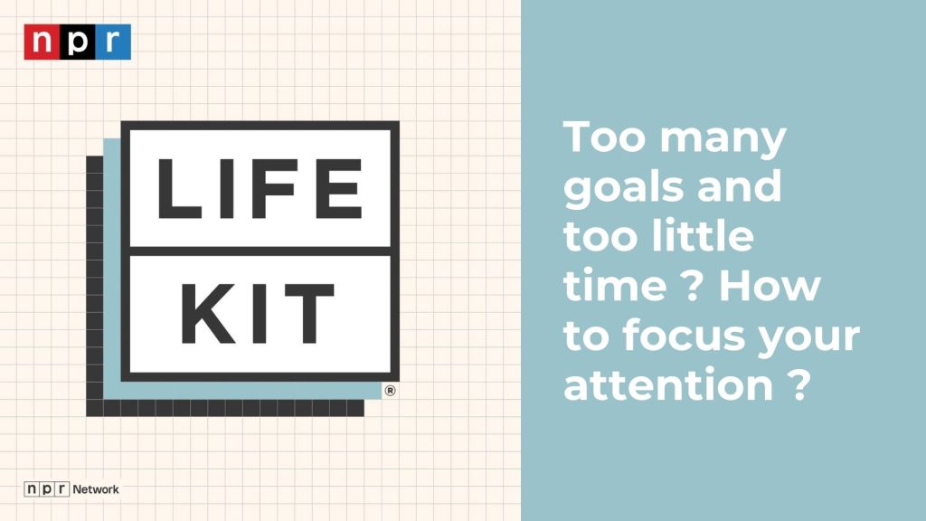 too many goals too ittle time