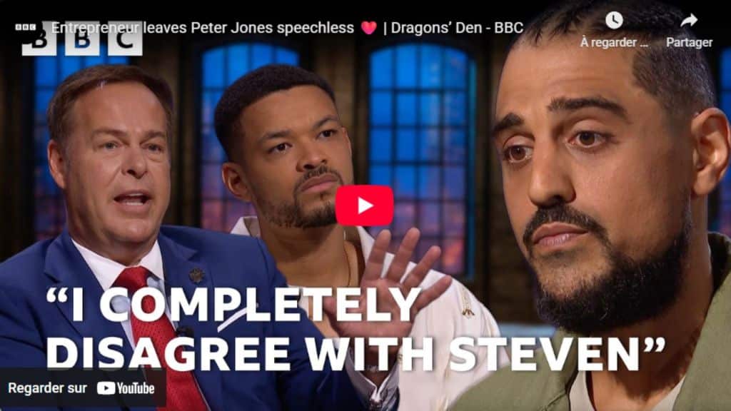 Entrepreneur leaves Dragon's Den investor speechless