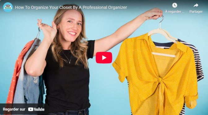 How to organize your closet by a professional organizer