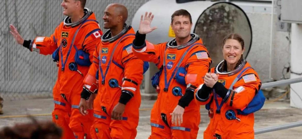 Artemis II Orion leaves earth orbit on first human lunar journey since 1972