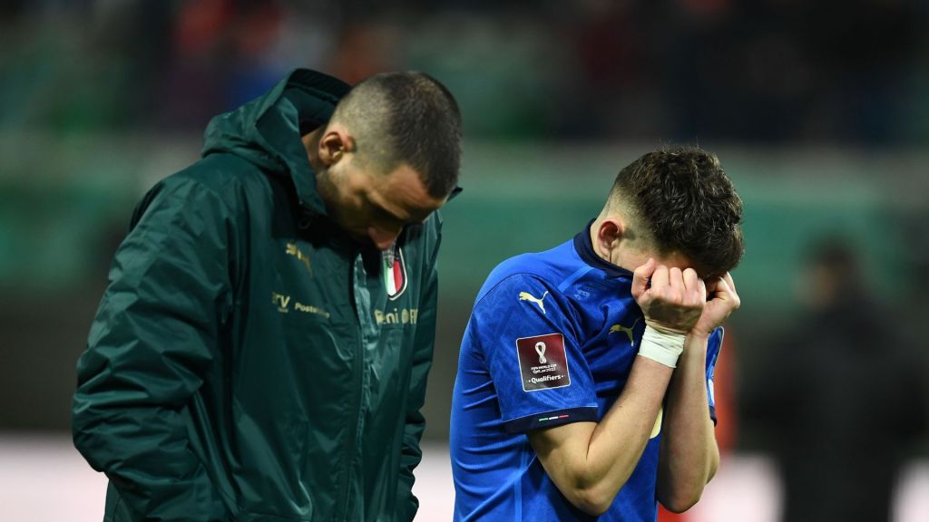 Italy fail to qualify for the World Cup for the third time in a row.