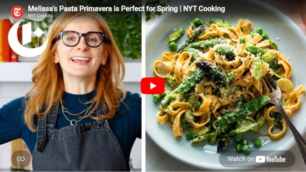 Melissa’s pasta primavera is perfect for spring