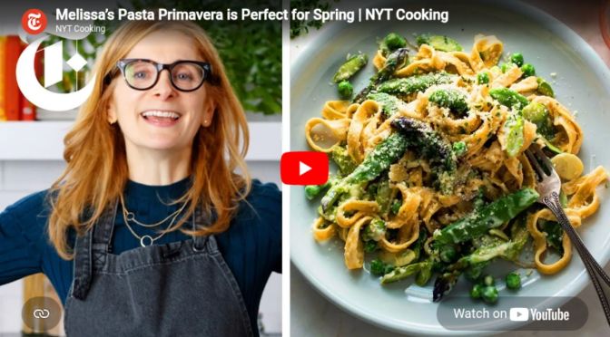 Melissa’s pasta primavera is perfect for spring