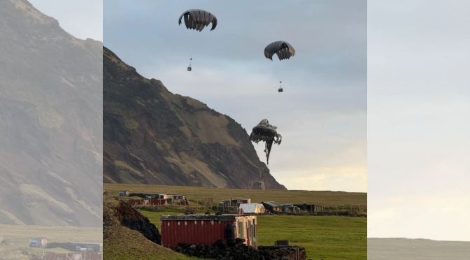 Army Parachutes onto remote island to assist Briton with suspected Hantavirus