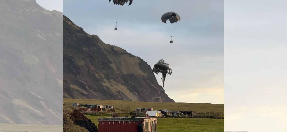 Army Parachutes onto remote island to assist Briton with suspected Hantavirus