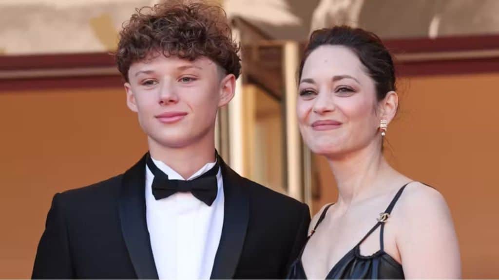 Cannes Film Festival Marion Cotillard and Guillaume Canet appear with son Marcel on the red carpet