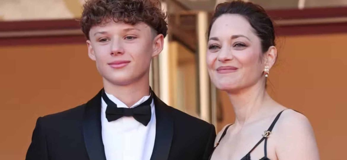 Cannes Film Festival Marion Cotillard and Guillaume Canet appear with son Marcel on the red carpet