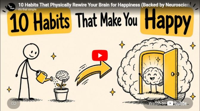 10 habits that physically rewire your brain for happiness