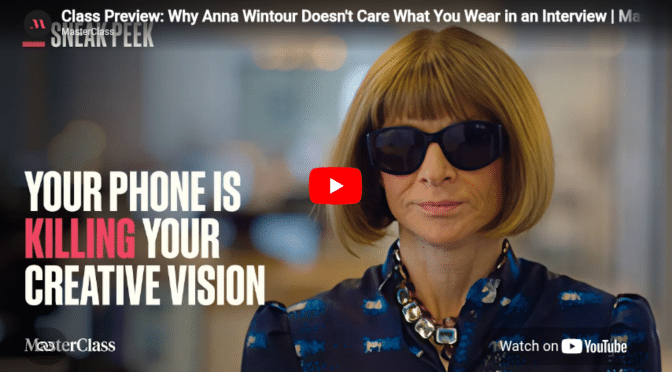 Your phone is killing your creative vision