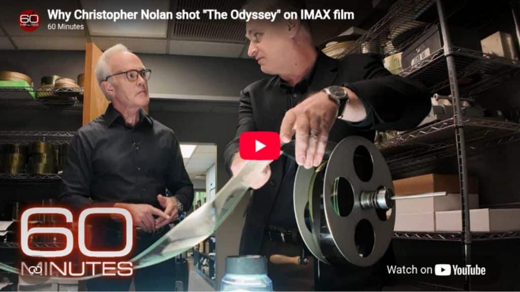 How Nolan Shot The Odyssey Entirely on IMAX Film