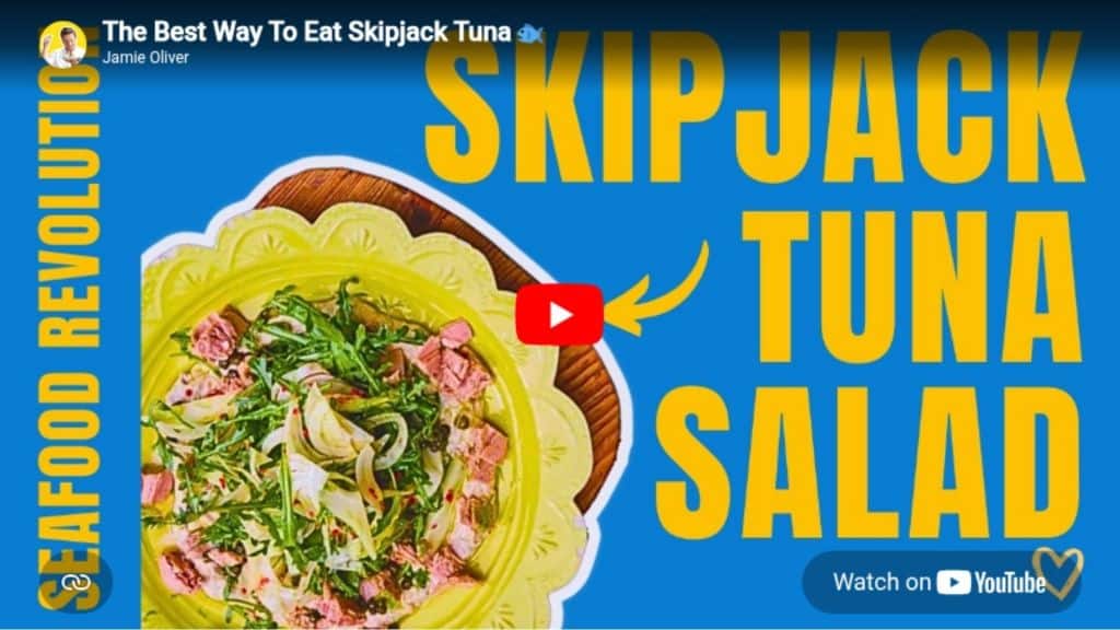 Skipjack Tuna A Simple Italian-Style Salad with Bruschetta